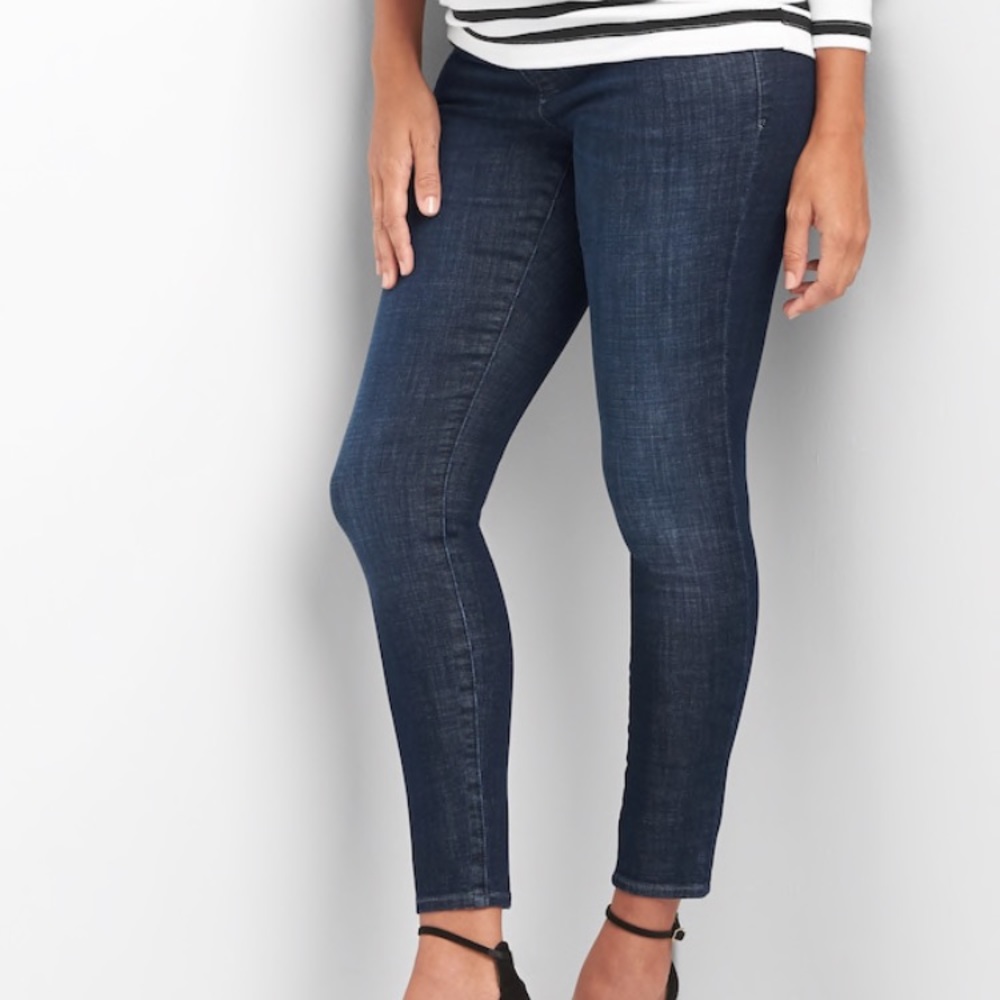 Gap Maternity Demi Panel True Skinny Jeans Size 2